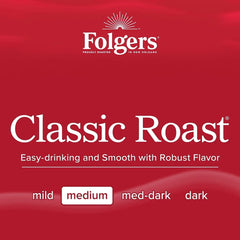 Folgers Classic Medium Roast Coffee Pods - Keurig K-Cup Pods