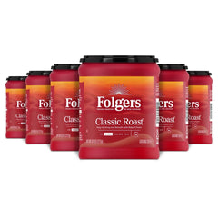 Folgers 6 Count/9.6oz Each Classic Medium Roast Ground Coffee