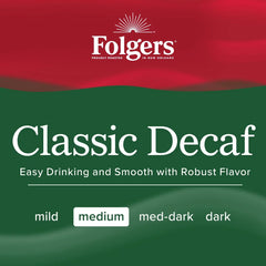 Folgers Classic Medium Roast Instant Coffee - Decaf - 8oz