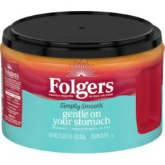 Folgers Simply Smooth Light Roast Ground Coffee Can - 23oz