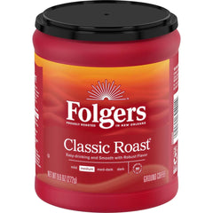 Folgers 6 Count/9.6oz Each Classic Medium Roast Ground Coffee